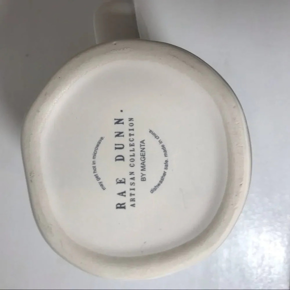 Rae Dunn Mug MERRY Magenta Red Script 1st Edition - Picture 6 of 8